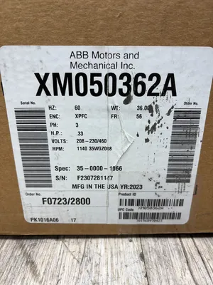 BALDOR XM050362A Motors | ESS Industrial Equipment Sales (7)