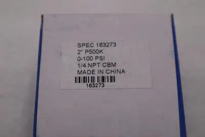 NEW USG Ametek 163273 Air Gauge 100 PSI 1/4 NPT STOCK H883A