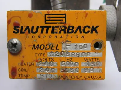 Slautterback E100 240V 150W 240V Coil Hot Melt Adhesive Applicator Head