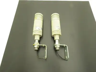 PatLite LME-102FBWQ Signal Tower Alarm White Single Light 60mm 24VDC  Lot of 2