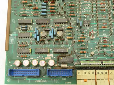 Siemens C98043-A1047-L Printed Circuit Control Board Slot Rack PCB