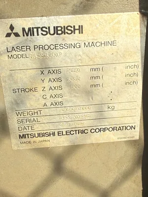Used MITSUBISHI ML2512LXP Laser Cutters California US | Heavy Wall Consulting #1548323