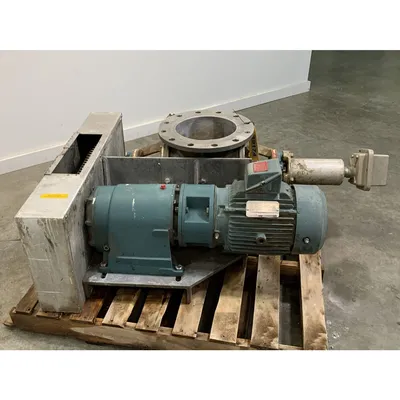 Used 10" Stainless Steel Flo-Tronics Rotary Airlock Feeder Valve