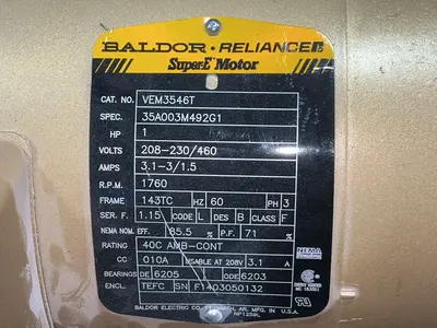 Used BALDOR VEM3546T A.C. Motors Ohio US | HGR 24 #1471816