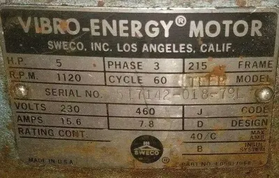 USED 1987 SWECO M45RC