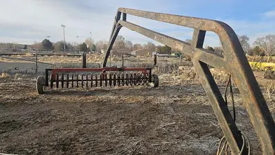USED STERLING 12' COIL TYPE PLOW PACKER WITH GOOSENECK HITCH
