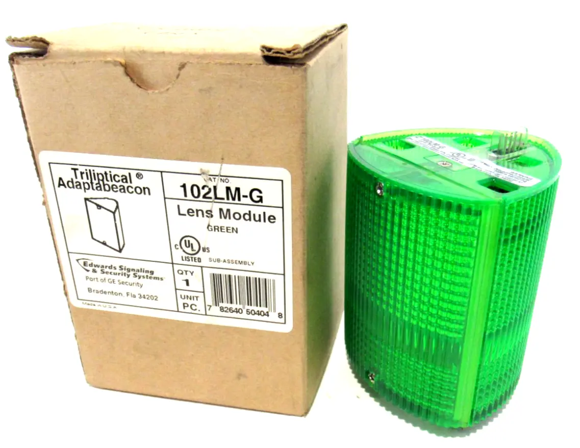 NEW EDWARDS SIGNALING 102LM-G LENS MODULE 102LMG