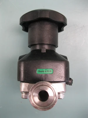Lot (3) 1/2" & 3/4" ITT Crane Tri-Clamp Manual SS Sanitary Diaphragm Valve G2