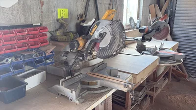 Used _UNKNOWN_ _UNKNOWN_ Double Miter Saws Georgia US | Auction Management Corporation #1548646