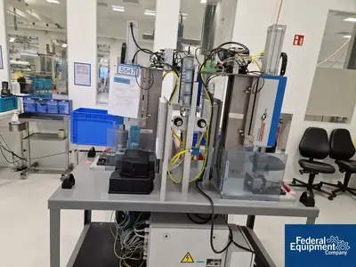 USED Hermann Ultrasonics Hermann Ultraschall (Ultrasonics) Ultrasonic Welding System, Type VE 20 Slim Line Dialog 2400
