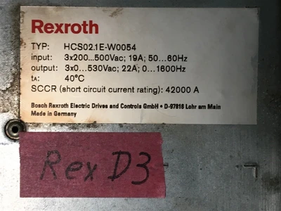 USED REXTROTH HCS02 1E – W0054-A-03-NNNN