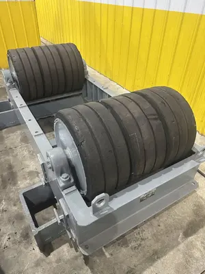 120 TON (240,000 LBS) RANSOME PANDJIRIS POWERED TANK TURNING ROLLS, POWER & IDLER: STOCK #23142