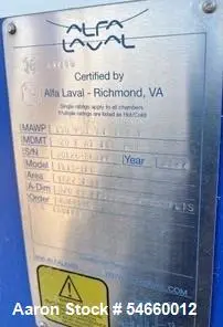 Used ALFA LAVAL TL15-BFG Plate Exchangers Illinois US | Aaron Equipment #1454410