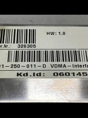 USED SIGMATEK VDMA-INTERFACE 01-250-011-D