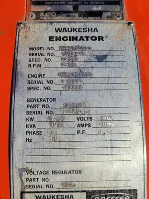 USED WAUKESHA L6670DSIU