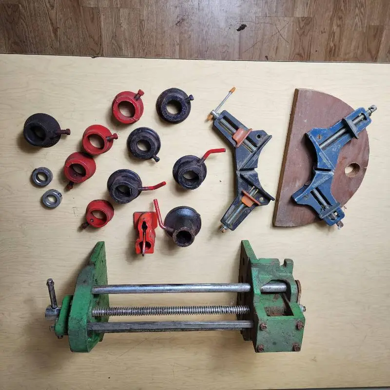 Woodworking Tools including Pittsburgh Vise, Corner Clamps