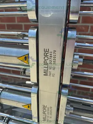 USED MILLIPORE STAINLESS STEEL HYDRAULIC PELLICON CUF-8 FILTER SKID
