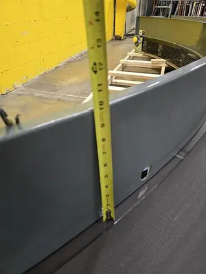 Used 2019 TRANSNORM BELTED CURVE CONVEYOR Belt Conveyors Wisconsin US | Packer City Sales #1297937
