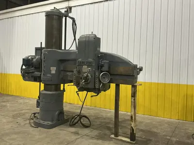 6' X 19" CARLTON HEAVY DUTY RADIAL DRILL: STOCK #11080