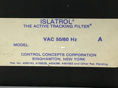 USED ISLATROL I-105