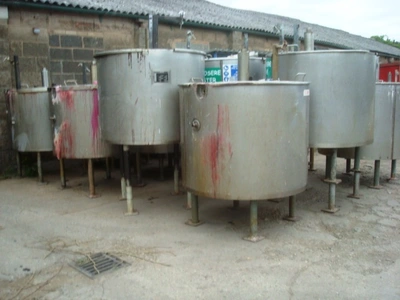 600L S/S JKTD Enclosed Mixing Tank
