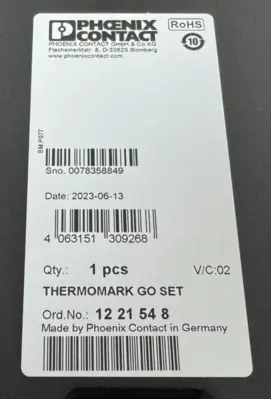 NEW PHOENIX CONTACT THERMOMARK GO SET