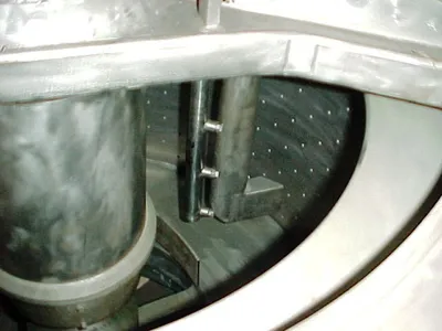 ATM/De Laval Mark III 36 x 20 perforate basket centrifuge, 316SS.