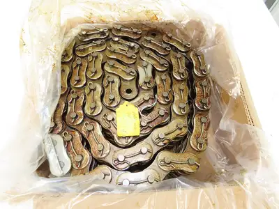 Allied Locke 140H-XDO-3CP 3 Strand Roller Chain 1-3/4" Pitch 1" Rollers 10 Feet