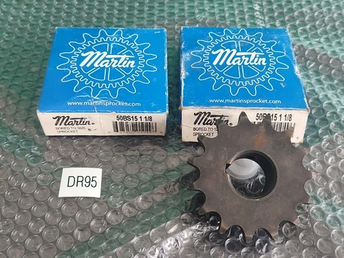 🆕️ *LOT OF 2* Martin Bored to Size 15T Sprocket 1-1/8" 50BS15 ||🇺🇸 SHIP