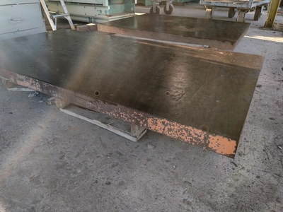 42" x 77" x 3" STEEL FLOOR PLATE #4183