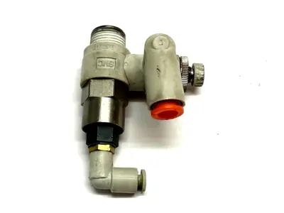 ASP530F-03-08S-J | SMC  Speed Controller w/ Pilot Check Valve - Used