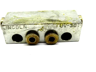 NEW LINCOLN INDUSTRIES 882202 VALVE BLOCK ASSEMBLY UV-30T