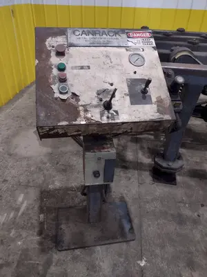 16' POWERED INFEED TABLE, USED FOR LOADING SHEETS IN A SHEAR / BRAKE: YOBRO #24335