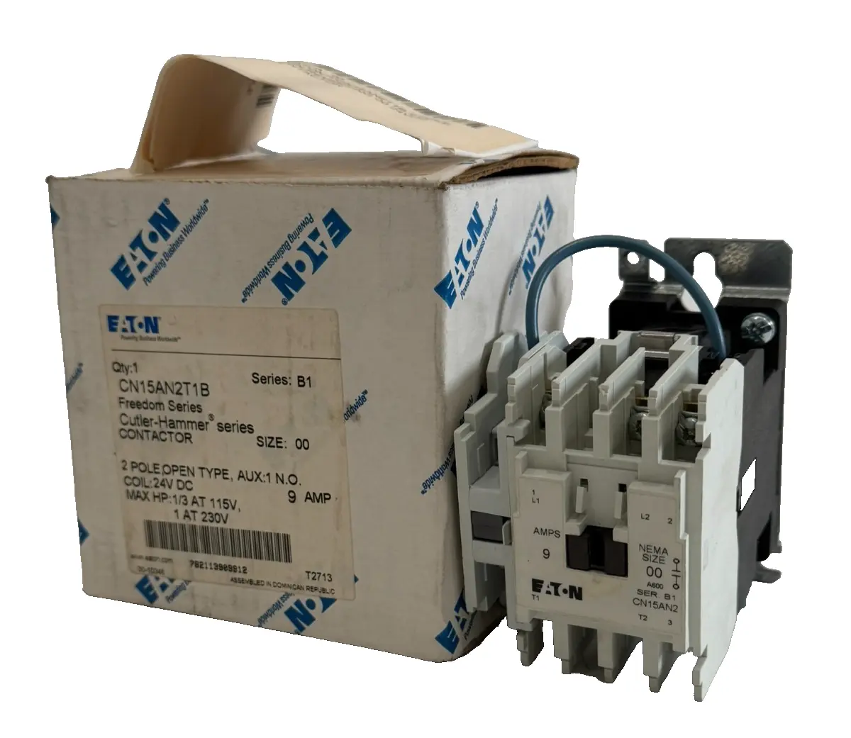 NEW EATON/CUTLER HAMMER CN15AN2T1B CONTACTOR SER. B1