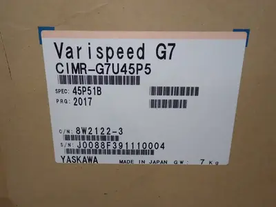 New | in-Stock YASKAWA ELECTRIC CIMRG7U45P5 Variable Speed Drives Ohio US | HGR 24 #1134569