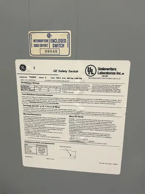 Used GENERAL ELECTRIC TG4323 Disconnects Ohio US | HGR 24 #1233427