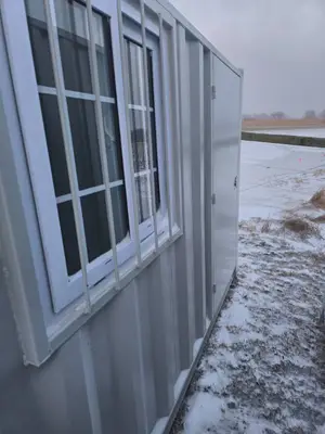 10 Foot Container Cabin w/ Side Door & Window (IRGC40)