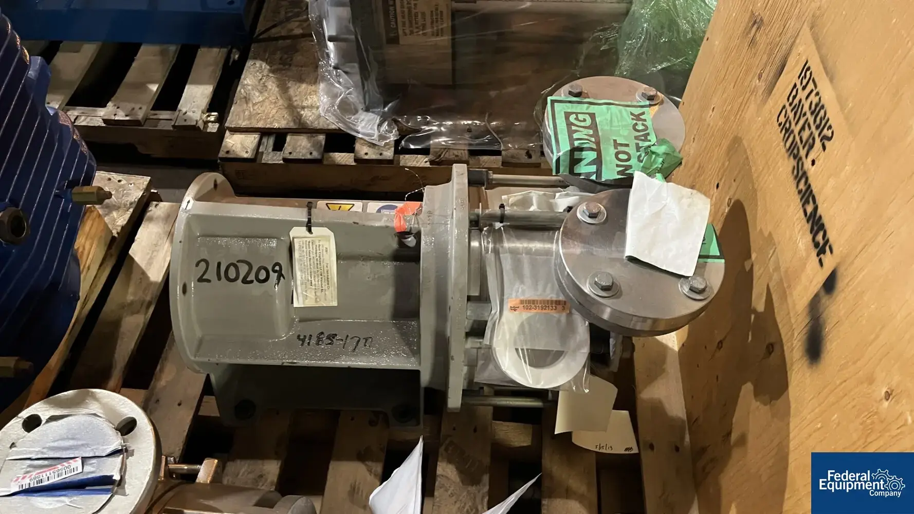 NEW Sulzer Sulzer Burkhardt Vacuum Pump Head, Model PMZF 2510 D3