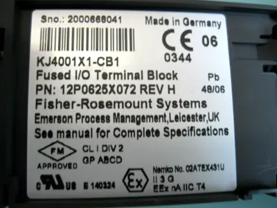 USED Emerson DeltaV KJ4001X1-BE1