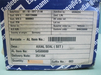 NEW Alfa Laval 54588080