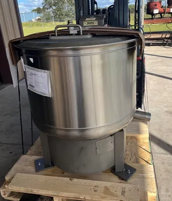 Bock GP-130 30 x 18 perforate basket centrifuge, 304SS.