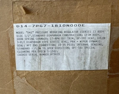 NEW Cashco D14-7PG7-1B10N0001