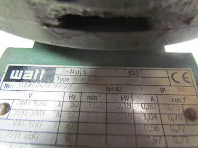 Watt Drive War 63N4 Gear Motor