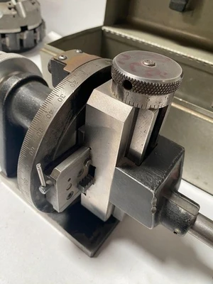 Threadwell Tangi-Matic Dresser Grinding Fixture in a Metal Box Made in USA