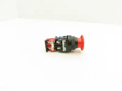 Fuji Electric 24V Illuminated Red E-Stop Mushroom Twist 30mm 250V 6A
