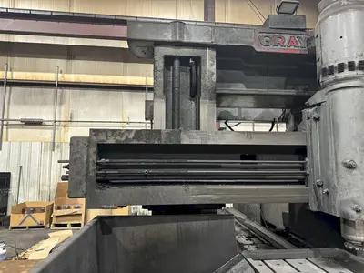 44" x 144" GRAY DOUBLE SIDED PLANER MILL. STOCK #0134825