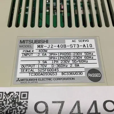 USED MITSUBISHI MR-J2-40B-S73-A10