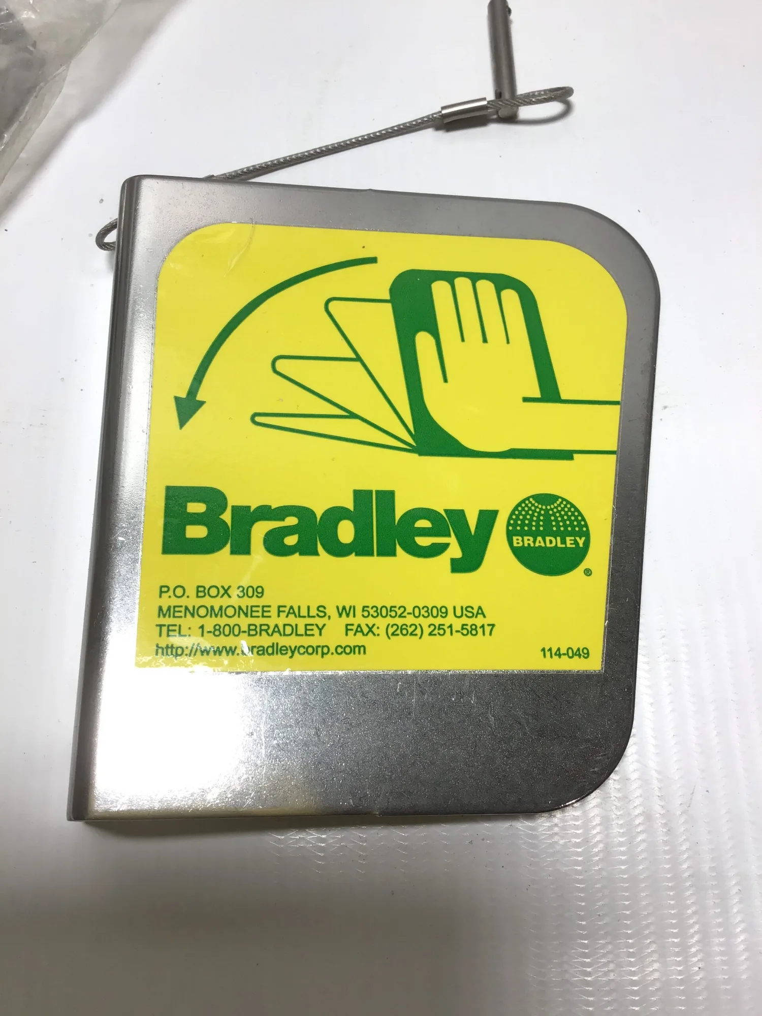 BRADLEY 1FBE5 Eye Wash Station Handle Kit S30-072GR(Lot of 3)