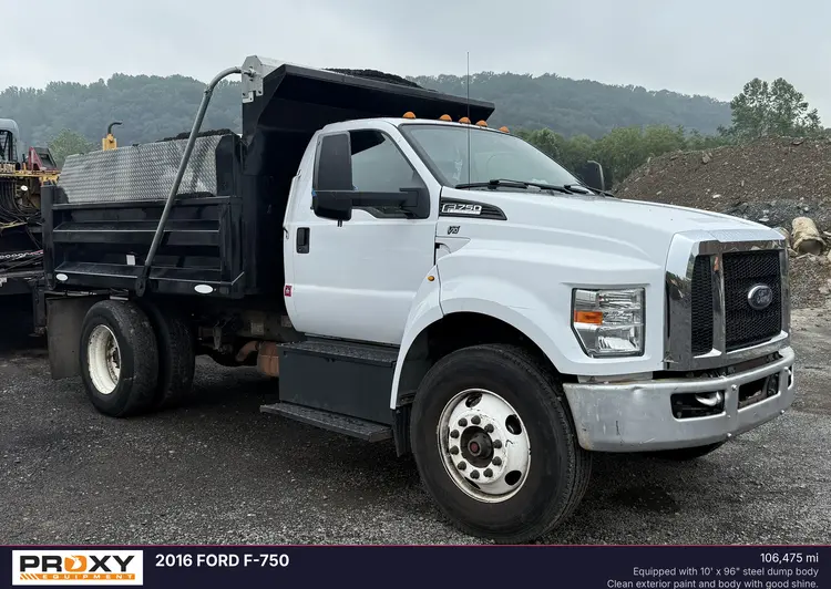 Used 2016 FORD F-750 Dump trucks Pennsylvania US | Proxy Equipment #1379107