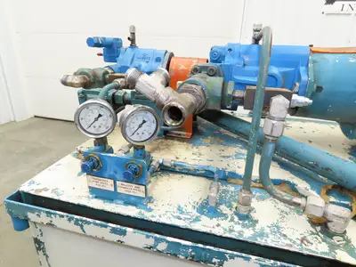 Eaton Vickers Hydraulic Power Unit 120 Gal 29GPM 3000PSI 30Hp 230/460V 3Ph-READ*